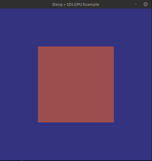 A gif showing a quat oscilating from red to black